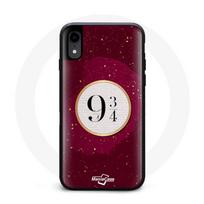 Iphone X dėklas - Haris Poteris - 9 3/4 platforma - Minkštas - Raudonas - Unisex