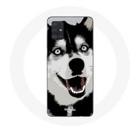 Coque Samsung Galaxy A51 Husky de Sibérie Yeux Bleus