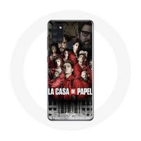 Coque Samsung Galaxy A21S La casa de papel affiche personnages