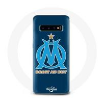Dėklas Samsung Galaxy S10 Plus Olimpique de marseille OM mėlynas logotipas