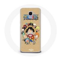 Coque pour Samsung Galaxy A6 2018 One piece Manga Equipage du Chapeau de Paille