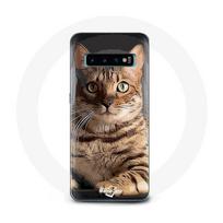 Coque pour Samsung Galaxy S10 Plus Bengal Race de Chats