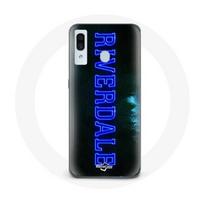 Coque pour Samsung Galaxy A20 Riverdale Série Logo bleu