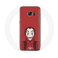 Coque pour Samsung Galaxy S6 Edge la casa de papel peinture masque dali