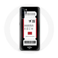 Coque pour Huawei P30 pro Billet d'avion Marrakech Maroc