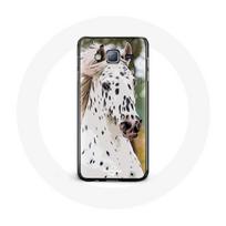 Coque pour samsung galaxy J7 2016 Appaloosa Cheval blanc