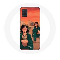 Coque pour samsung galaxy A71 Squid Game Kang Sae Byeok Numéro 067 Et Ji Yeong Numéro 240