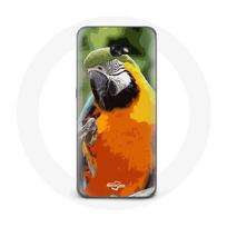 Coque pour Samsung Galaxy A5 2017 Aras Perroquet Orange vert