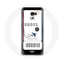 Coque pour Samsung Galaxy A5 2017 Billet d'avion Seoul Corée du Sud