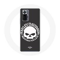 Coque pour Xiaomi Redmi Note 10 Pro Harley Davidson Motors Tete de mort juoda