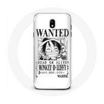 Dėklas Samsung Galaxy S4 One Piece Manga ieškomo asmens plakatas Baltas