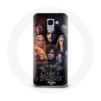 Coque pour Samsung Galaxy A6 2018 Game of Thrones Saison 8 Le Trône de Fer L'affiche de L'équipage L