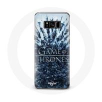 Coque pour Samsung Galaxy S8 Game of Thrones saison 8 Episode 1 Le Trône de Fer Personnages logo Gri