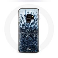 Coque pour Samsung Galaxy S9 Game of Thrones saison 8 Episode 1 Le Trône de Fer Personnages logo Gri