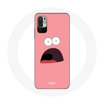 Coque pour Xiaomi Redmi Note 10 5G Patrick Étoile Bob l'éponge rose rožinė