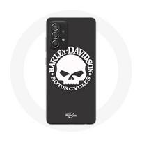 Coque pour Samsung Galaxy A52 Harley Davidson Motors Tete de mort