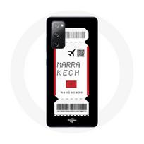 Coque pour Samsung Galaxy S20 FE Billet d'avion Marrakech Maroc
