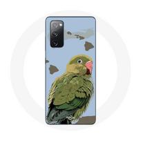 Case - Samsung - Galaxy S20 FE - Soft - Green - Parakeets Birds žalia