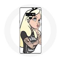 Coque pour Samsung Galaxy Note 9 Alice princesse tatouée