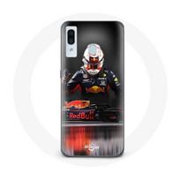 Coque pour Samsung Galaxy A20e Formule 1 Max Verstappen Pilote F1 Red Bull RB15