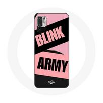 Coque pour Xiaomi Redmi Note 10 5G BTS ARMY Et Blackpink Blink Rose Noir
