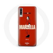 Coque pour Samsung Galaxy A70 La casa de papel Marsella dessin