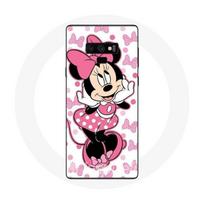 Coque pour Samsung Galaxy Note 9 Minnie Mouse Dessin animé mignon rose