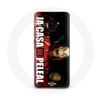 Coque pour Samsung Galaxy A8 Plus La casa de papel Masques de Dali