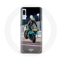 Coque pour Samsung Galaxy A20e Valentino Rossi Pilote de vitesse motoGP juoda