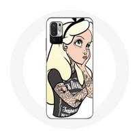Coque pour Xiaomi Poco M3 Pro Alice princesse tatouée