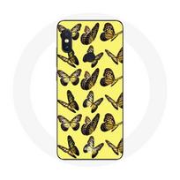 Case - Xiaomi - Redmi Note 5 Pro - Soft - Butterflies - Yellow geltona