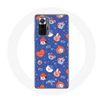 Coque pour Xiaomi Redmi Note 10 Pro BTS Bangtan Sonyeondan BT21 Noël 2023