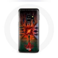 Coque pour Samsung Galaxy S9 Plus Stranger Things Saison 4 Affiche Equipages de la Nouvelle Théorie