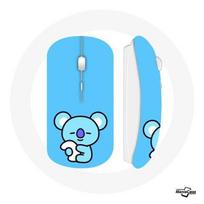Souris Sans Fil Bangtan BTS BT21 Koya RM Fond Bleu