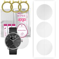 3x apgo hidrogelinė ekrano apsauga, skirta Withings ScanWatch 38mm, hidrogelio plėvelė, su pozicionavimo sluoksniu lengvas montavimas