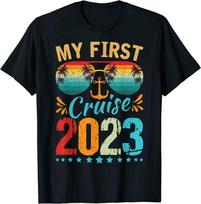 My First Cruise 2023 Tee Family Vacation Cruise Ship Travel Unisex T-Shirt S