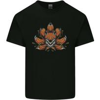 A Trippy Fox With Seven Tails Tee Top Unisex T-Shirt XXXXL brown