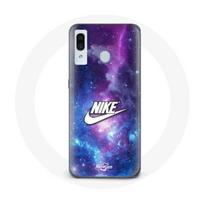 Case - Maniacase - Samsung Galaxy A20 - Nike Logo - Silicone - Flexible juoda