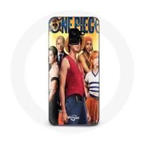 Case - Maniacase - Samsung Galaxy A8 Plus - Anime One Piece Luffy - Flexible - Black