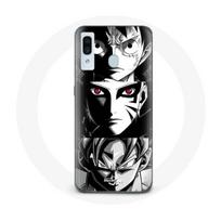 Case - Maniacase - Samsung Galaxy A40 - Black - Anime manga - Soft juoda