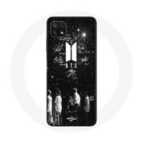 Coque - Maniacase - Samsung Galaxy A22 5G - BTS Signature Members - Souple - Noir