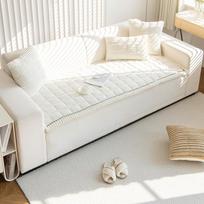 Garinių duonos formos sofos pagalvėlė, sustorinta, nauja rudens ir žiemos, žiemos, neslystanti, medinė, odinė sofos užvalkalas 60*60cm white