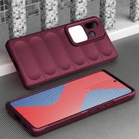 KEYSION Shockproof Case for VIVO V30 V30 Pro 5G Anti-skid Soft Silicone Phone Back Cover for VIVO V29 Lite 5G X80Lite Y77 Y78 5G for VIVO Y77 5G vyno raudonos spalvos