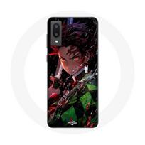 Samsung Galaxy A02 case Demon Slayer Tanjiro Kamado angry manga anime