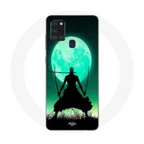 Maniacase case for Samsung Galaxy A21s roronoa zoro triple sword full moon