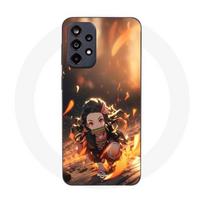 Phone Case - MANIACASE - Samsung Galaxy A52 5g - 3D art anime Manga - Silicone - Black juoda