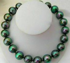 New 20mm round rainbow Nanhai Shell Pearl Necklace 18 inches