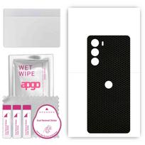 apgo Apsauginis lipdukas nugarėlei, suderinamas su Moto G200 5G Dual SIM, apvyniojama plėvelė, folija, vinilas - Rašto matrica