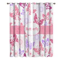 Mistiški žali miško langų užuolaidos svetainei prabangiai miegamojo dekoracijai užuolaidos virtuvės langų apmušalai užuolaidos 135W x 60H(cm) x1 pink
