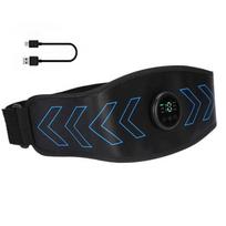 EMS raumenų stimuliatorius pilvo treniruoklis pilvo tonizuojantis diržas USB įkrovimas kūno formavimas pilvui svorio metimas namų kūno rengybos įranga unisex black black
